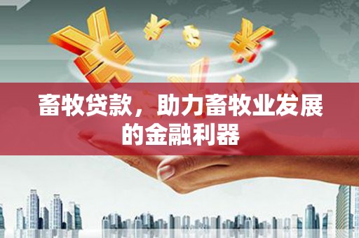 满州畜牧贷款，助力畜牧业发展的金融利器