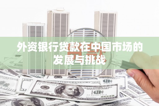 满州外资银行贷款在中国市场的发展与挑战