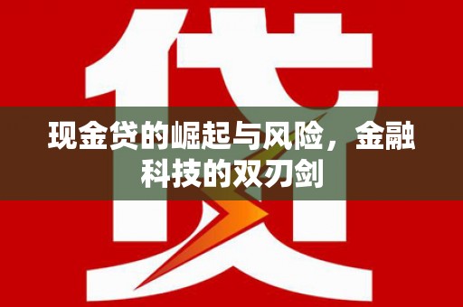 满州现金贷的崛起与风险，金融科技的双刃剑