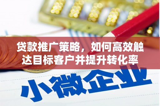 满州贷款推广策略，如何高效触达目标客户并提升转化率