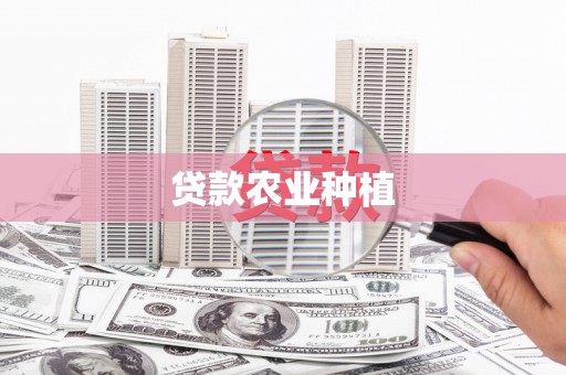 满州贷款农业种植
