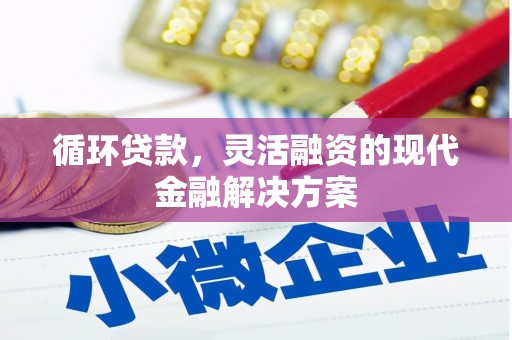 满州循环贷款，灵活融资的现代金融解决方案