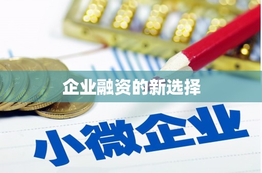 满州企业融资的新选择