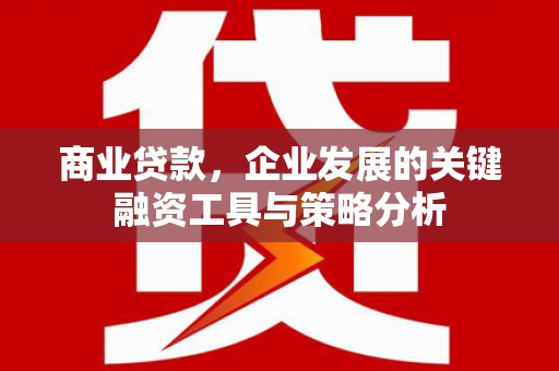 满州商业贷款，企业发展的关键融资工具与策略分析