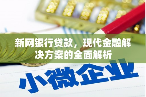 满州新网银行贷款，现代金融解决方案的全面解析