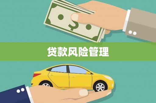 满州贷款风险管理