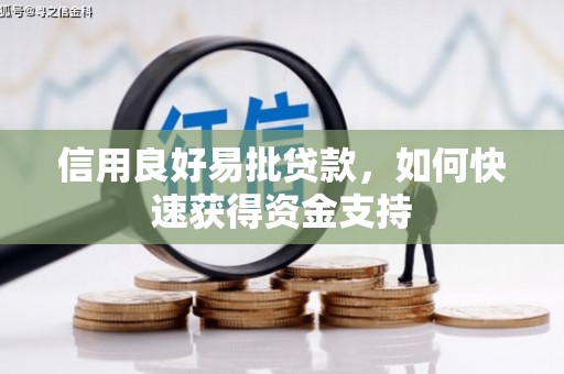满州信用良好易批贷款，如何快速获得资金支持