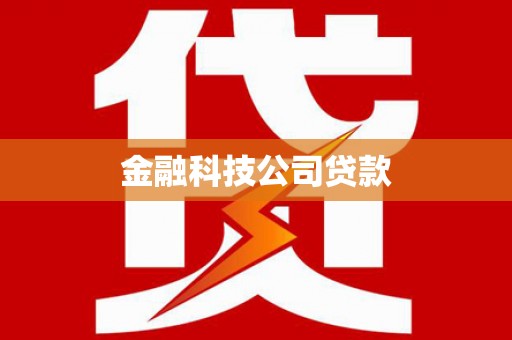 满州金融科技公司贷款