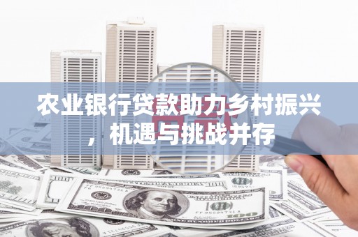满州农业银行贷款助力乡村振兴，机遇与挑战并存