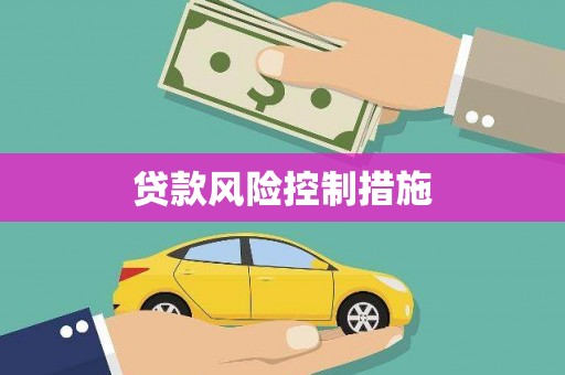满州贷款风险控制措施