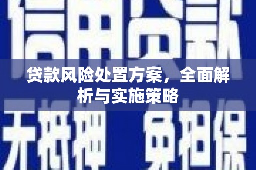 满州贷款风险处置方案，全面解析与实施策略